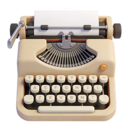 Vintage Typewriter Icon for Creative Projects