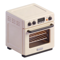 Vintage Oven Kitchen Appliance 3D Icon