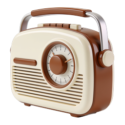 Biểu tượng Đài Radio Retro Vintage - Thiết bị Âm thanh Cổ điển