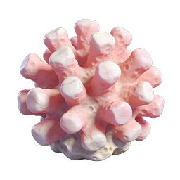 Realistisches 3D-Virus-Mikroben-Medizin-Icon