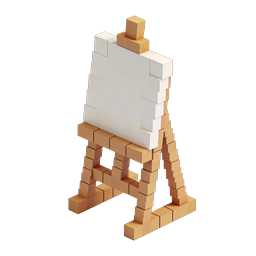 3D Изометрическая иконка башни замка в стиле воксель для игр и дизайна