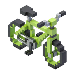Voxel 3D Drone Icon | Isometric Minecraft-Style Quadcopter