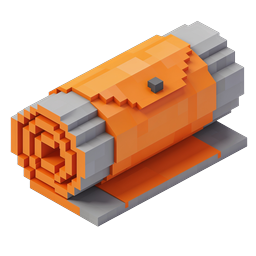 Voxel Jackhammer Power Tool Isometric Icon