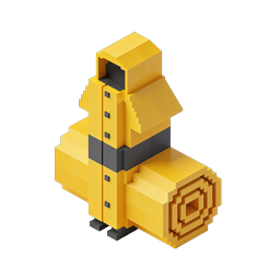 Biểu tượng máy Voxel Isometric | Thiết kế công nghiệp 3D