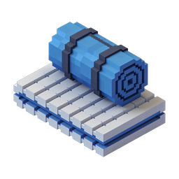 Voxel Money Stack Icon - Isometric 3D Cash Bundle