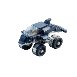 Voxel Monster Truck 3D-Icon - Blockiges Off-Road-Fahrzeug