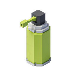 Icono 3D de molinillo de pimienta Voxel - Utensilio de cocina pixelado