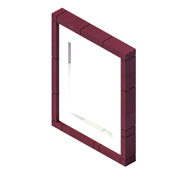 Voxel フォトフレーム 3D アイコン - アイソメトリックブロックデザイン