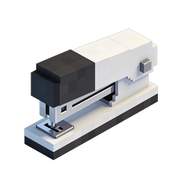 Voxel Printer Isometric 3D Icon