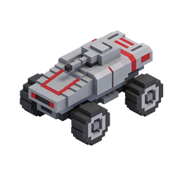 Voxel Race Car Icon - 3D Pixel Art Racing Vehicle