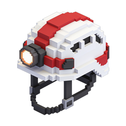 Icône de Robot Voxel - Personnage de Jeu 3D Isométrique