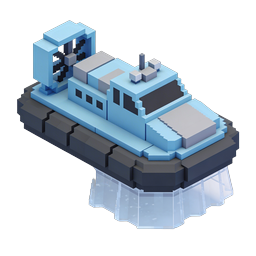 Voxel Satellite Isometric 3D Space Icon