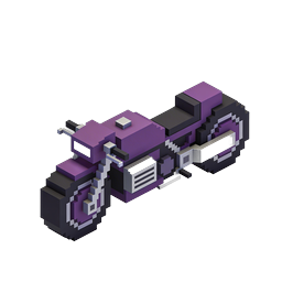 Icona fucile Sci-Fi Voxel - Arma Pixel Art 3D