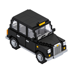 Voxel SUV Vehicle Icon - Isometric 3D Transport