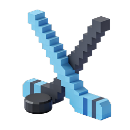 ไอคอนเกมพิกเซล 3D ดาบว็อกเซลไขว้