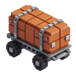Voxel Werkzeugkiste 3D Isometrisches Icon