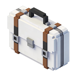 Voxel Treasure Chest 3D Icon | Isometric Block Art