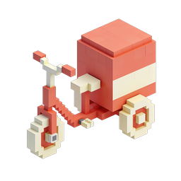 voxel-tuk-tuk-icon