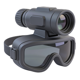 Virtual Reality VR Headset Icon - 3D Realistic Style