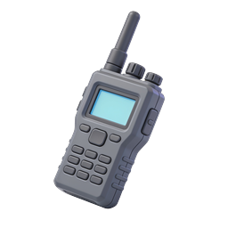 Walkie Talkie Two-Way Radio Icon | 3D Communication Device