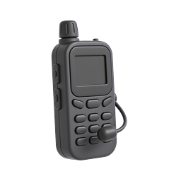 Walkie Talkie Radio Icon - 3D Communication Device