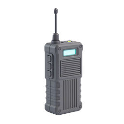 Walkie Talkie Radio Icon - 3D Communication Device