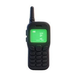 Walkie Talkie Radio Icon - 3D Communication Device