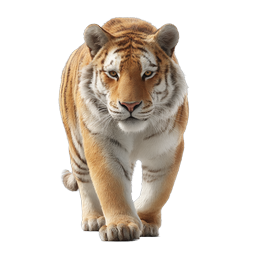 Realistic Walking Tiger - Majestic Big Cat Icon