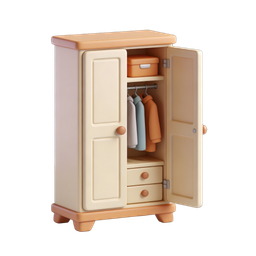 Charming Wardrobe Icon for Home and Fashion Apps