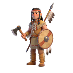 Native American Warrior Icon - Cultural Representation