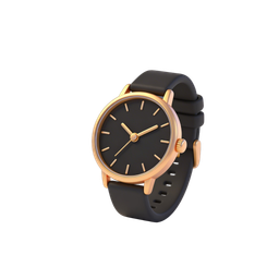 Stylish Black and Gold Watch Icon for Fashion Applications