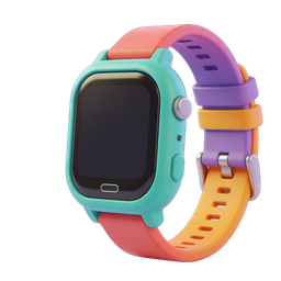 Vibrant Colorful Smartwatch Icon for Modern Applications