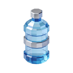 Stylish Water Bottle Icon for Health and Wellness