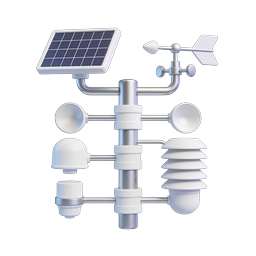 Wetterstation-Icon - Meteorologisches Sensorgerät