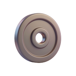 Stylish Weight Icon for Fitness and Gym