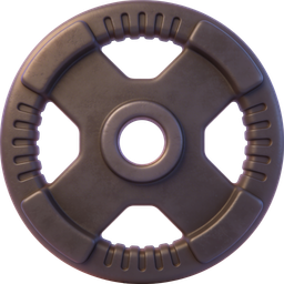 Realistic Dumbbell Weightlifting Icon for Fitness