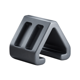 ไอคอนไม้หนุนล้อ - สัญลักษณ์ความปลอดภัยของยานพาหนะ 3D สมจริง
