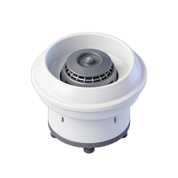 White Air Purifier Icon - Realistic 3D Appliance Design