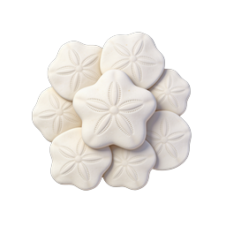 White Chocolate Flower-Shaped Confections | Artisan Candy