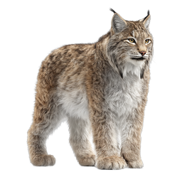 Wild Lynx Realistic Wildlife Animal Icon