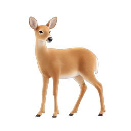 Elegant Deer Icon for Nature and Wildlife Projects