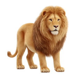 Realistic Lion Icon for Wildlife and Nature Themes