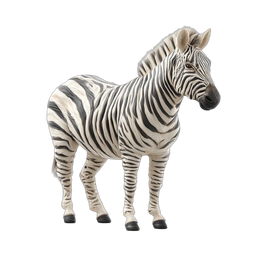 Elegant Zebra Icon for Wildlife Education and Awareness