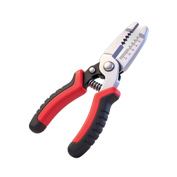 Wire Cutters Pliers Tool Icon - 3D Realistic