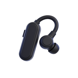 Wireless Earbud Icon - 3D Bluetooth Headset
