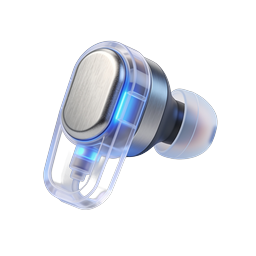 Wireless Earbud Icon - 3D Realistic Audio Technology