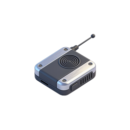 Wireless Transmitter Icon | 3D Isometric Broadcasting Device