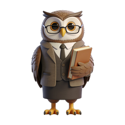 Wise Owl Icon for Education and Learning