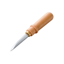 Wood Carving Knife Icon - Realistic Tool Illustration