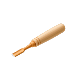 Wood Carving Tool Icon for Crafts and DIY Projects